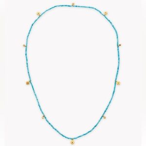 Kendra Scott Britt Convertible Blue Beaded Necklace
